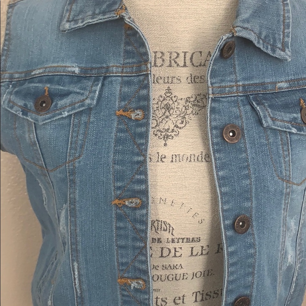 DENIM VEST - Picture 2 of 5